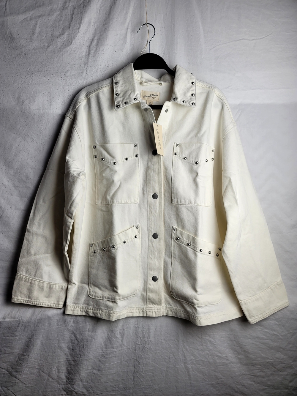 Women's Universal Thread Jackets & Coats Universal Thread Studded Denim Jacket